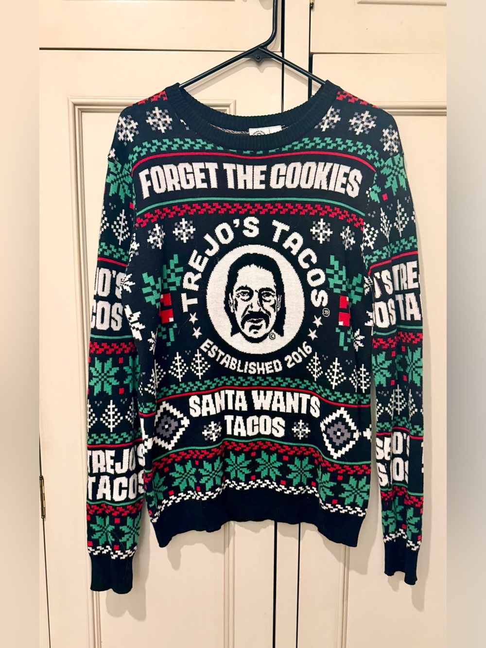 Danny Trejo- Trejo’s Tacos Limited Edition Ugly Christmas Sweater. Rare.